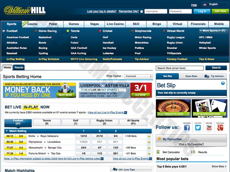 William Hill - Best online betting sites hungary