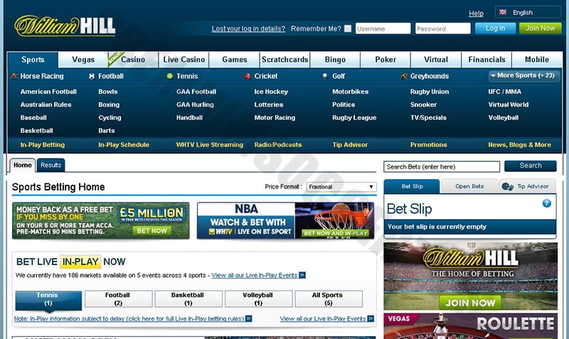 William Hill - Betting sites Belgium