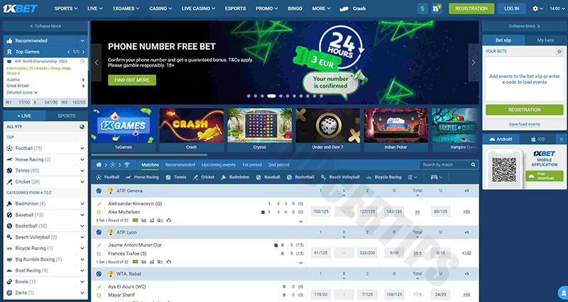 1xBet - Chess betting sites