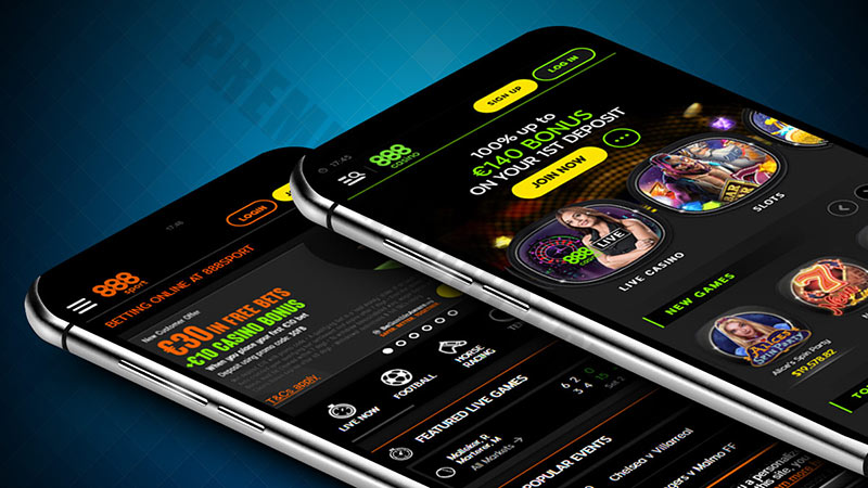 888sport - Best betting apps for Tennis