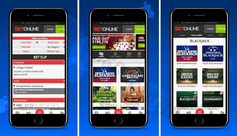 BetOnline - Best betting app for rugby