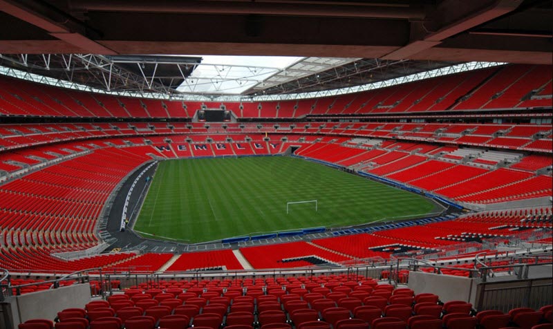 Biggest football stadium in the Premier league: Wembley Stadium