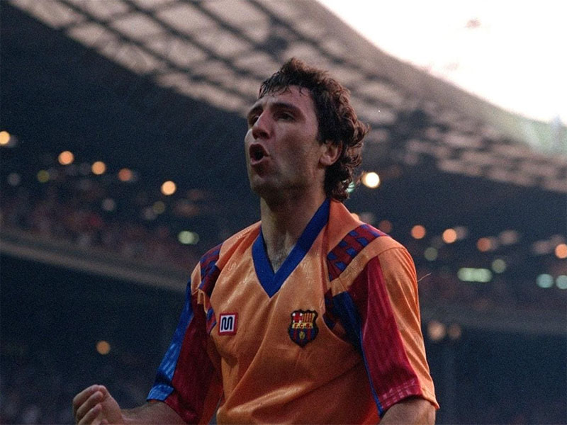 Hristo Stoichkov, the legendary Bulgarian midfielder