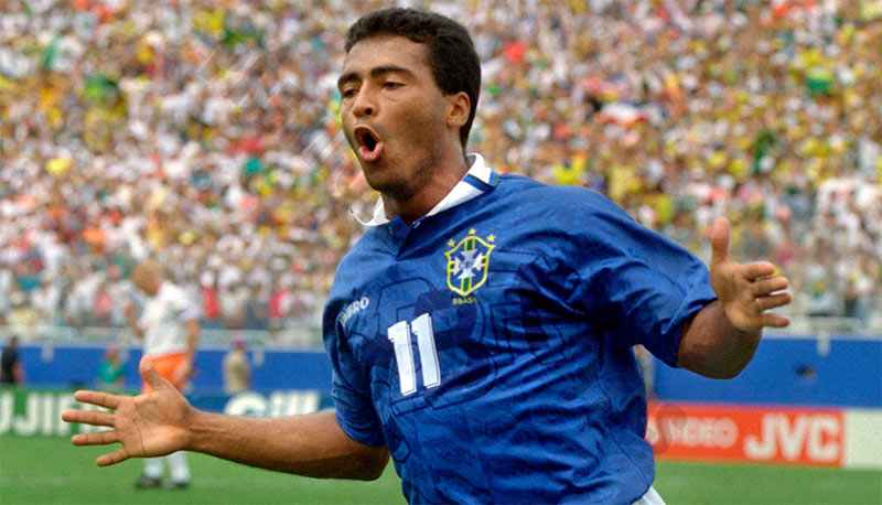 Romário, born in 1966 in Rio de Janeiro, Brazil, is one of the greatest strikers in football history