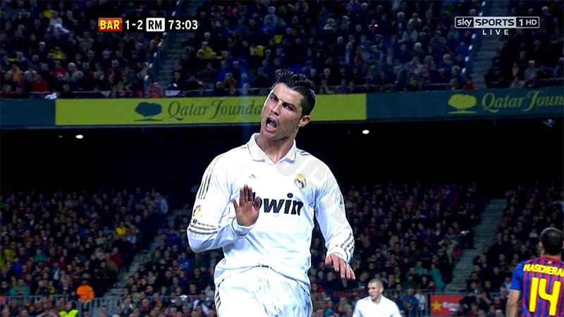 Ronaldo best of goals: Barcelona 1-2 Real Madrid, La Liga 2012