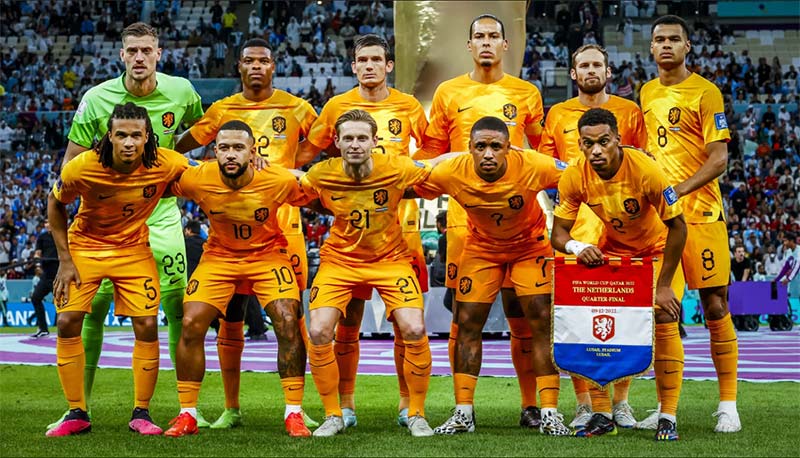 Best FIFA football team in the world​​: Netherlands