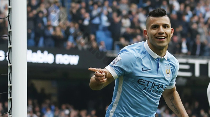 Sergio Aguero vs Newcastle United (2015) – 8 mins