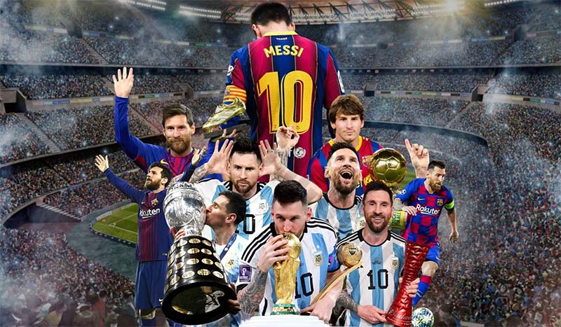 What titles has Lionel Messi won with the Argentina national team?