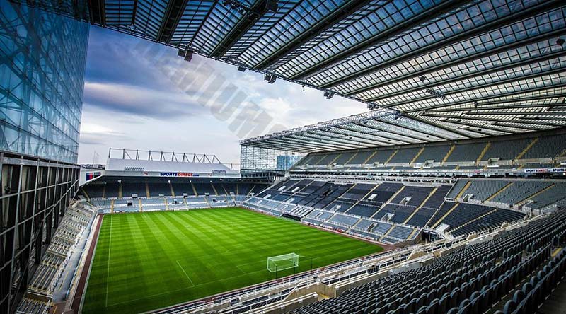 The most beautiful stadium in england: St James' Park