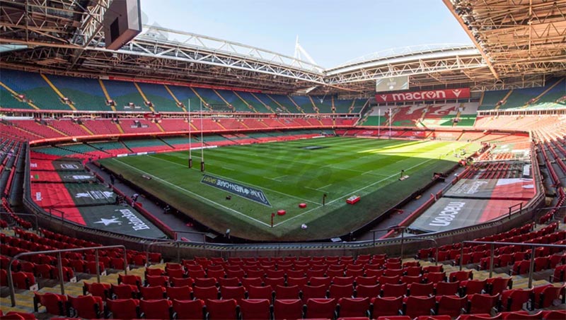 Most beautiful stadium in england: The Principality Stadium