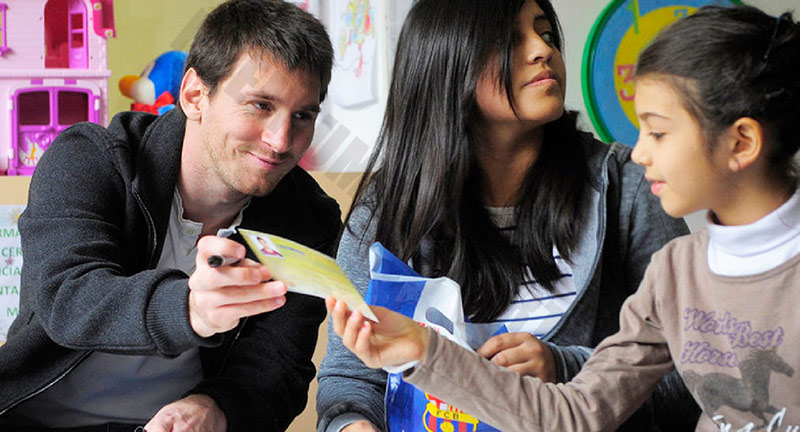 Charitable football players: Lionel Messi