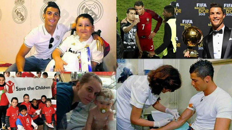 Top 10 most charitable football players: Cristiano Ronaldo