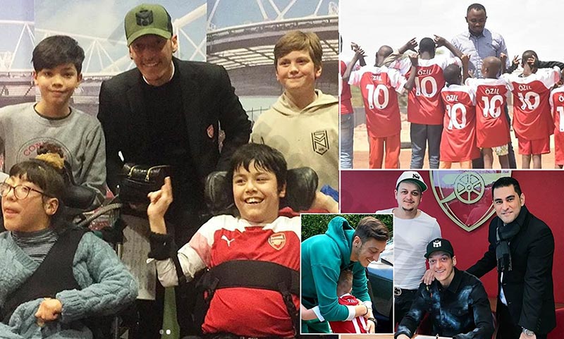 Top 10 most charitable football players: Mesut Ozil