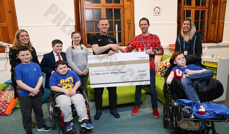 Most charitable football players: Wayne Rooney