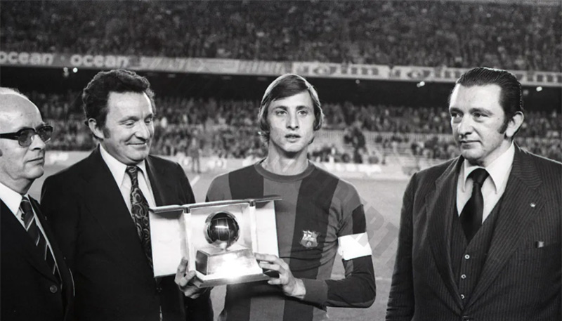 During his illustrious playing career, Cruyff won 3 Ballons d'Or in 1971, 1973 and 1974