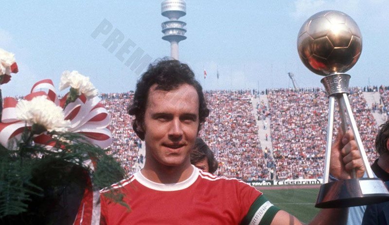 Franz Beckenbauer won 2 Ballons d'Or in 1972 and 1976