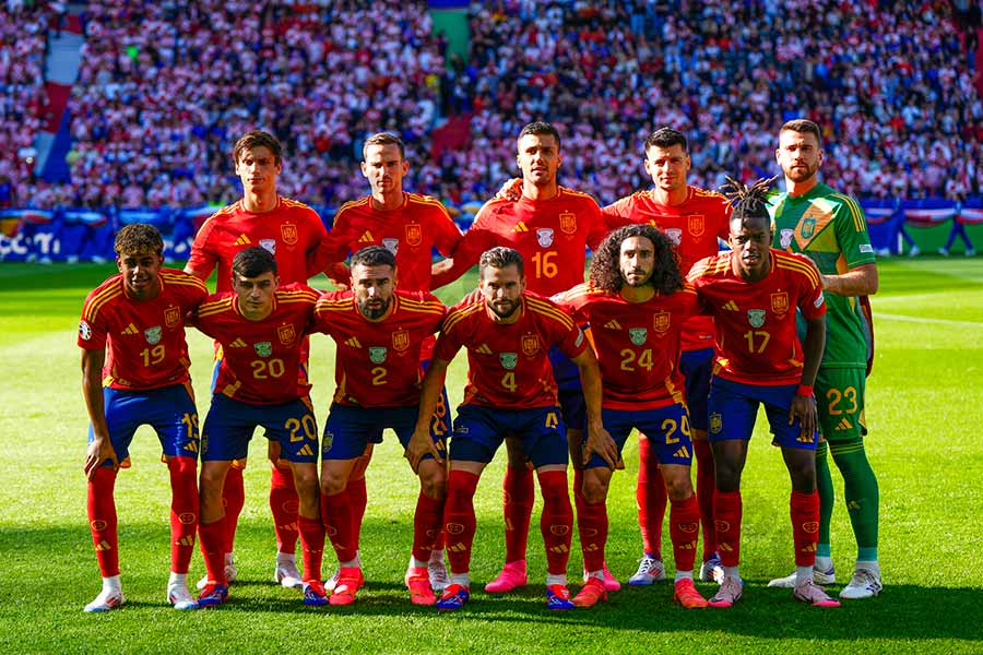 Best football team country in the world: Spain (1682.85 points)