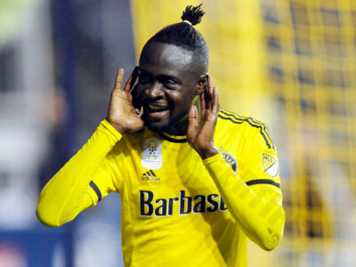 Dominic Oduro, one of the fastest players for the Columbus Crew