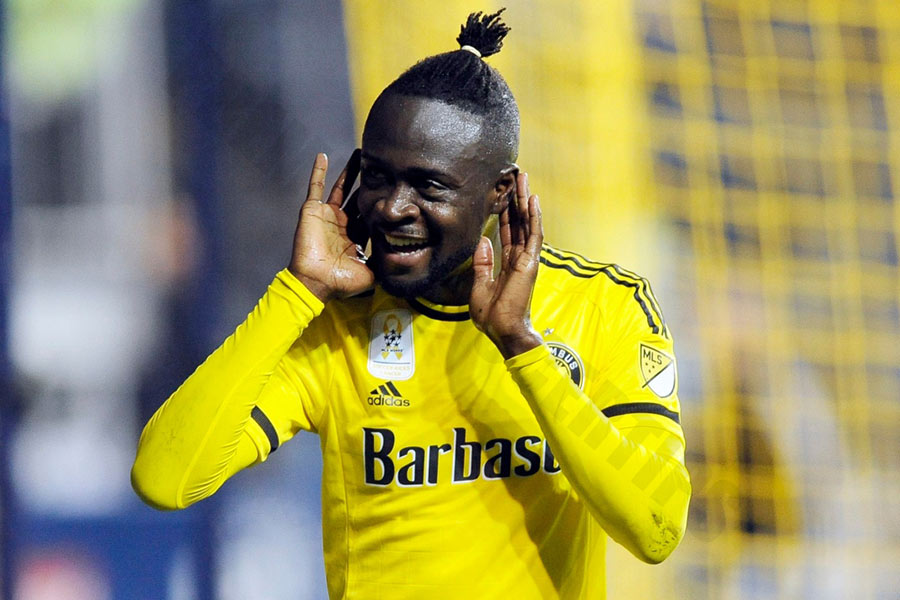 Dominic Oduro, one of the fastest players for the Columbus Crew