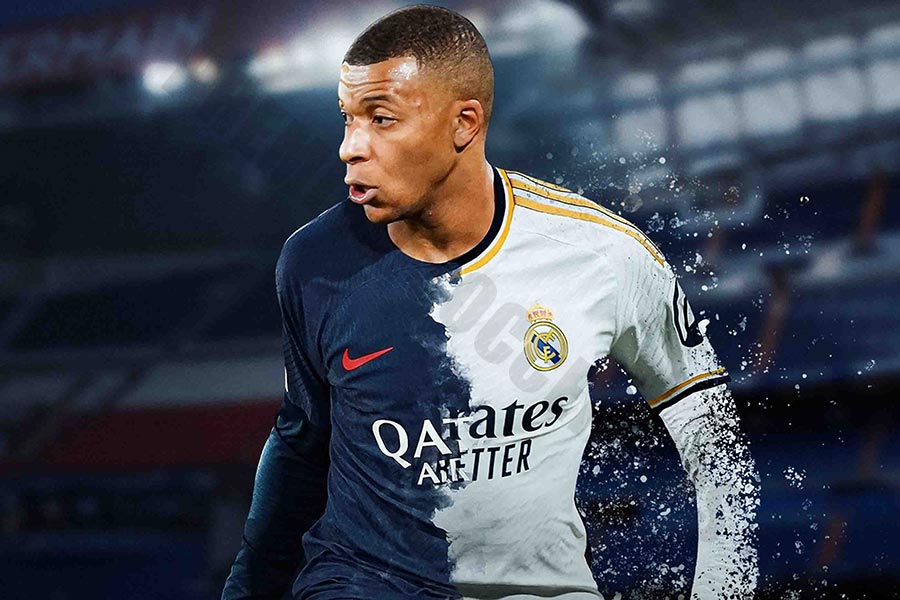 Fastest football player in Laliga: Kylian Mbappe