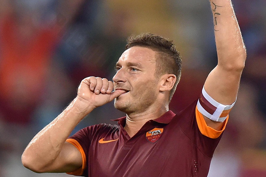 Francesco Totti - Top scores in Aerie A