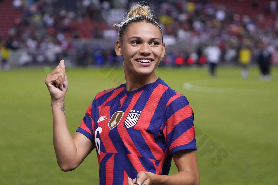 Trinity Rodman - Player of the US women's team