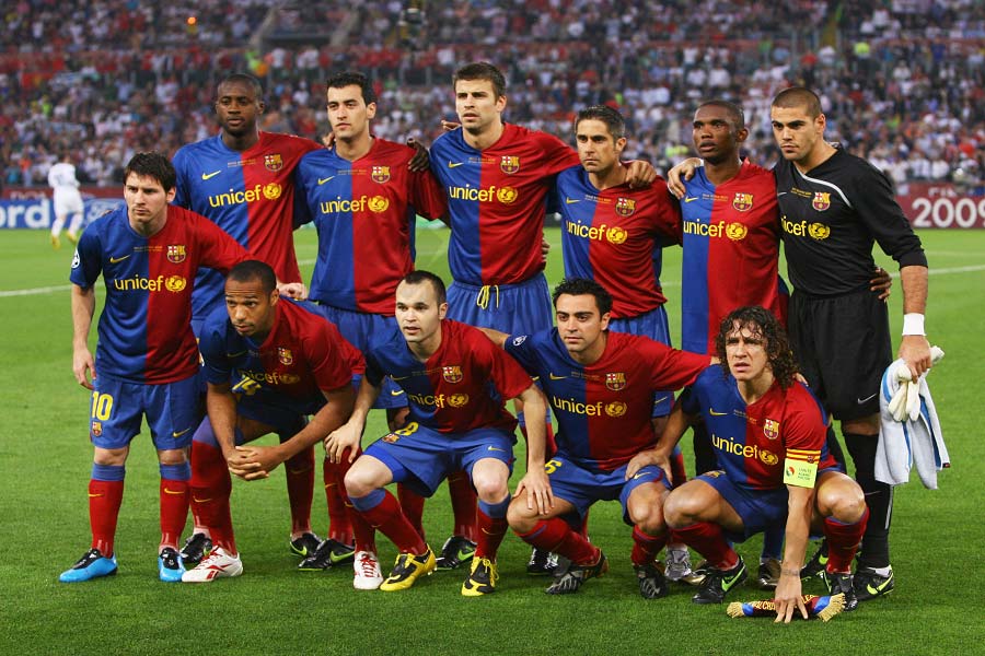 Barcelona (2009) - Best football squad of all time