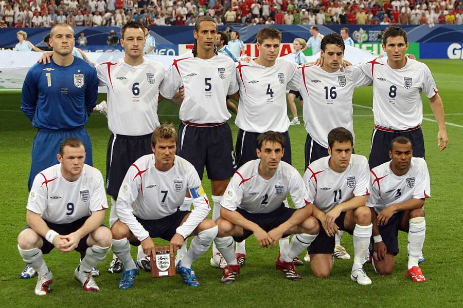 England - FIFA World Cup all time team