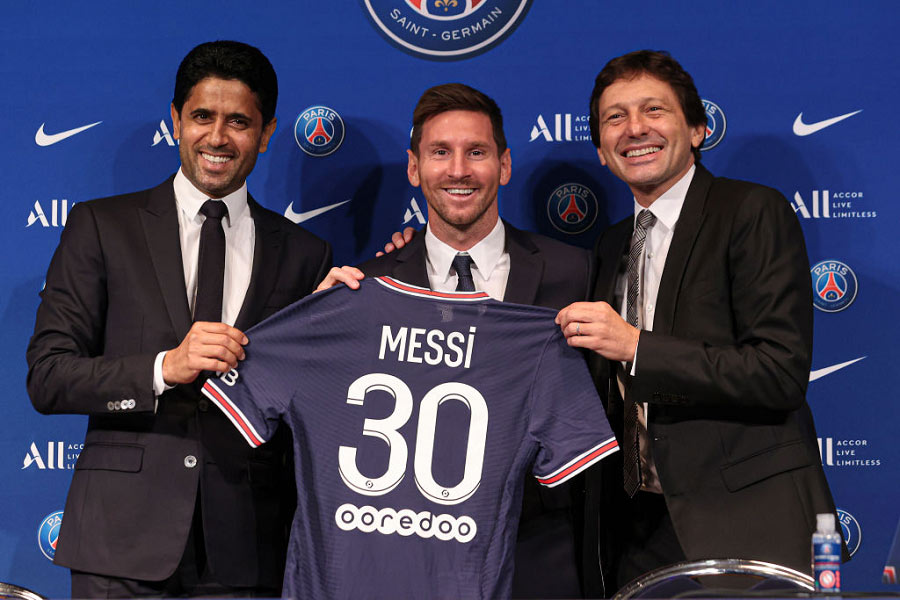 Lionel Messi officially debuted for PSG with shirt number 30