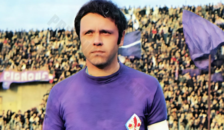 Giuseppe Brizi was a defensive icon for Fiorentina with over 300 appearances in the 1960s