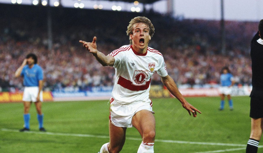 Jürgen Klinsmann – The main striker with speed, technique and comprehensive finishing ability