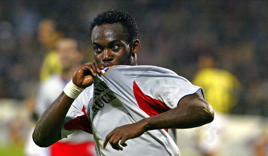 Michael Essien - Essien is a "sweeper" in midfield, known for his strength and ability to sweep the entire field