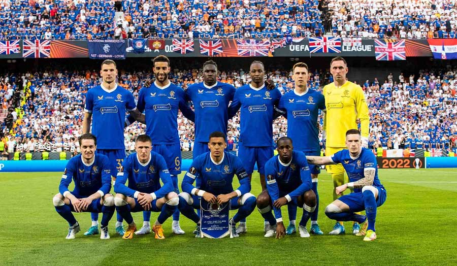 Rangers FC (Scotland) - King of European domestic titles with 55 Scottish championships