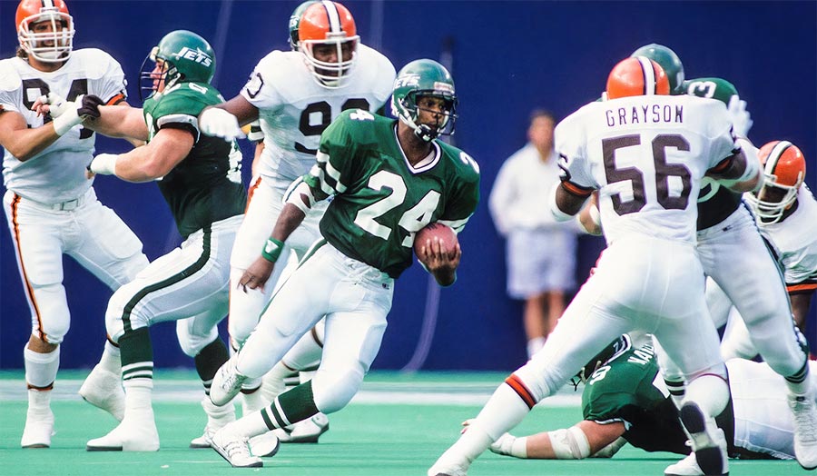 Freeman McNeil UCLA running back, 1970s college football standout and New York Jets legend