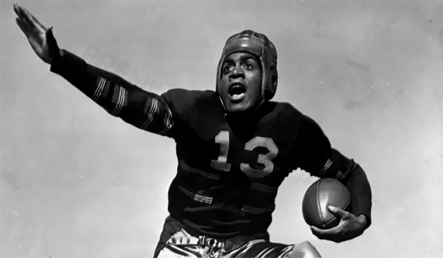 Kenny Washington UCLA running back, college star and pioneer in pro football history
